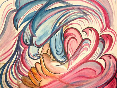 Heart of Birds birds blood dance free hand heart love