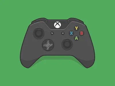 Xbox One Controller controller destiny fun games halo illustration one play titanfall vector video xbox