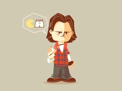 John Hughes Tribute - The Criminal breakfast club character design illustration john hughes