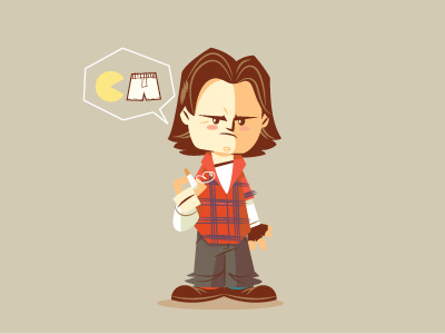 John Hughes Tribute - The Criminal breakfast club character design illustration john hughes