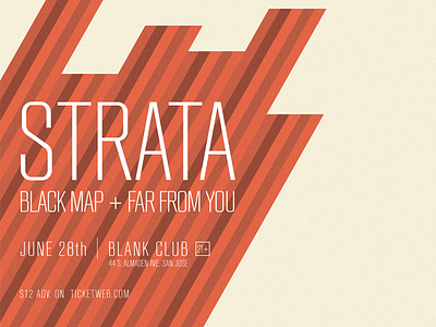Online flyer for a show flyer live music show strata