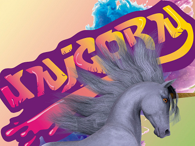 Unicorn challenge colour rainbown threadless tshirt