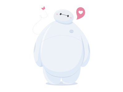 Baymax baymax bighero6 cute disney illustration kawai