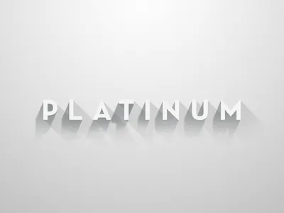 PLATINUM design exhibition kevin layshock lettering long shadow neutra