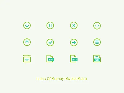 Menu Icons 3.0 apk apps games icons market mumayi zldesign