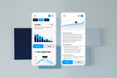 AI for data representation ai app ai app design ai summarizer analize artificial intelligence graph ai graph maker graphic design minimal mockup modern app design summary ui design ux design