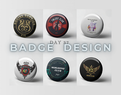 Day 37 of 100 Days Daily UI Challenge: Badge Design 100 days challenge badgedesign brandidentity creativedesign custombadges dailyui day 37 designercommunity designinspiration graphicdesign moderndesign photoshopdesign typography uichallenge visualbranding