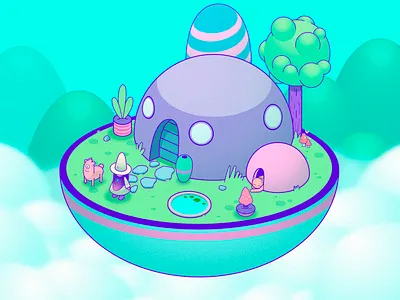 Andromeda 🌟 adobe adobeillustrator adobephotoshop characterdesign illustration illustrator isometric vector