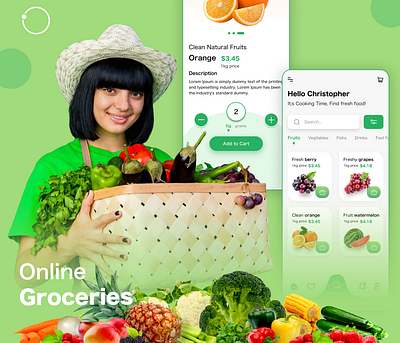 Online Grocery Mobile App appdesign appinterface branding deliveryapp designformobile ecommerceapp fooddeliveryapp graphic design groceryapp grocerydelivery grocerystoreapp logo mobileappdesign mobileui onlineshopping shoppingapp ui uiux uiuxdesign userinterface