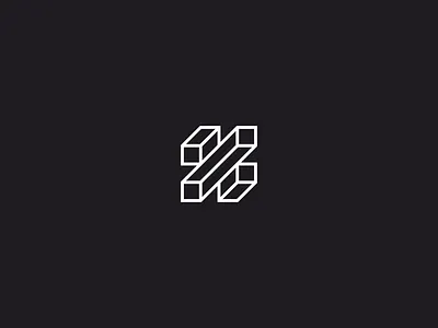 Arkive architecture brutal building cube logo logotype mark symbol