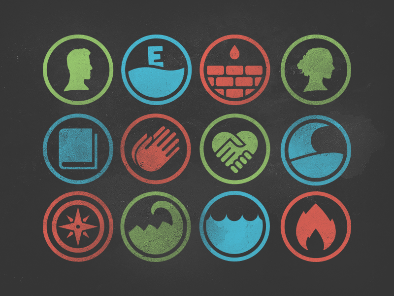 Church Icons badge church icon logo ministry