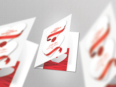 12 Invitation / Greeting Card Mockup anniversary birthday celebration chirstmas display folded greeting invitation mock up mothers day presentation realistic