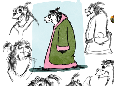 Pinkle the Patient Pandaren character art manga studio world of warcraft