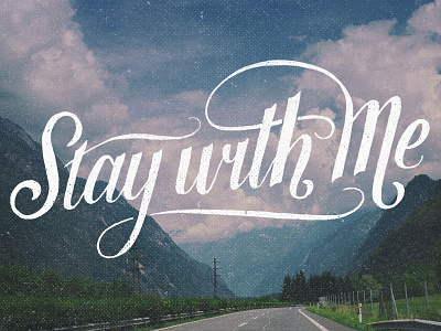 'Cause you're all I need brushscript handlettering lettering project365 typography
