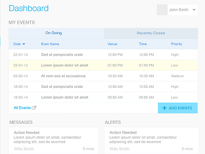 Responsive Web Application tables
