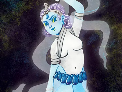 Apsaras apsaras deity fanart game goddess illustration persona