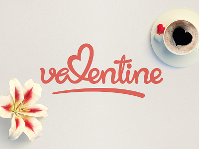 Valentine design hand draw heart holiday love typography valentine vietnam