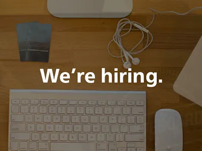 We're looking for designers. hiring job post jobs