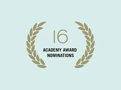 16 Academy Award Nominations illustration laurel