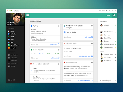 Google Apps Concept concept desktop app google app
