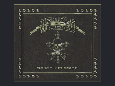 Michael Schenker's Temple Of Rock: Spirit On A Mission cd cover design illustration lettering logo schenker