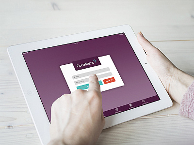 iPad Insurance Calculator App app calculator finance insurance ios ipad ui ux