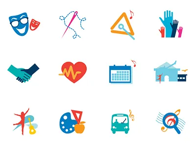 SongRoom Icons education icons illustration school