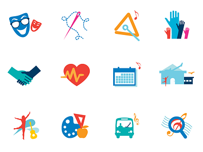 SongRoom Icons education icons illustration school