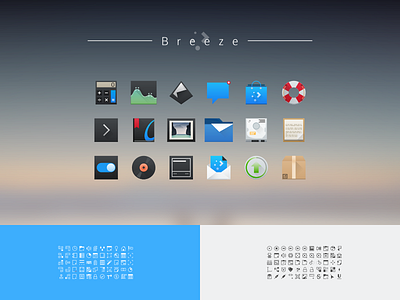 Breeze (Plasma 5) breeze icon kde linux nitrux plasma theme