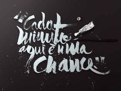 every minute art artes brush calligraphy hand handmade ink letter lettering scribble type vandre