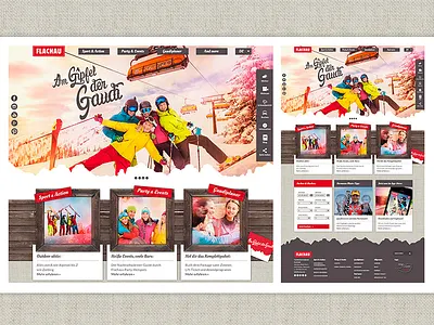 Flachau ski resort website austria flachau outdoor ski sport website winter