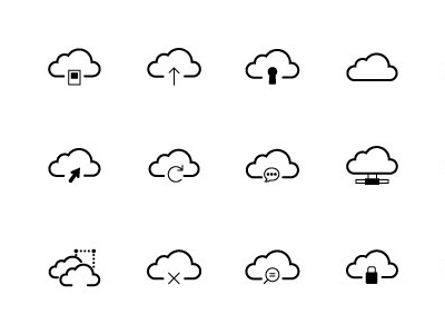 Download 24 FREE Cloud Vector Icons cloud freebies gfxstacks icon icons network security set vector vectors