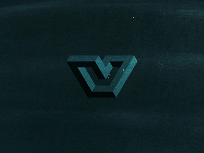 V Logo black branding design graphic icon identity impossible logo mark monogram v web