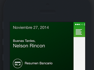 Bank App Practice app bank design flat green ios8 sketch ui