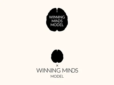 Winning mind model Vol2 brain brains logos logotype mind winning