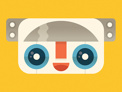 Robot Face face illustration robot yellow
