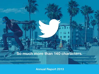 Twitter Annual Report Concept annual report print design twitter
