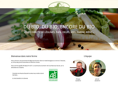 La Ferme des sources bio rwd