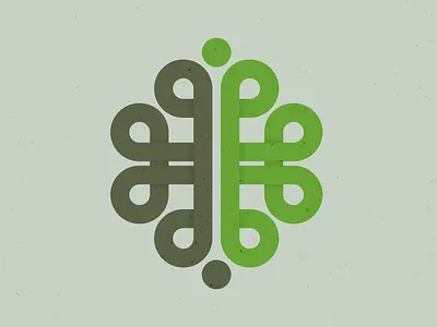 Dots and Loops logo loop organic