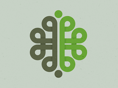 Dots and Loops logo loop organic