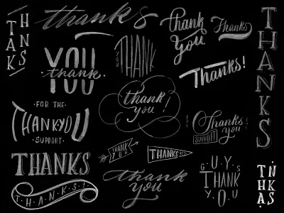 Thank YOU ! custom handlettering handmade lettering type typography