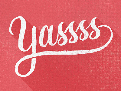 Yaaaassssss brushscript handlettering lettering project365 typography
