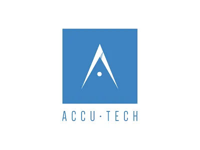 Accu•Tech accutech logo minimal precision tech