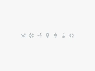 Pixel Icons crash group help icons lightbulb location network perch pixel rocket settings smart