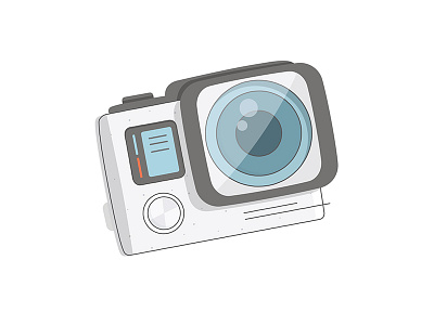 Gopro camera design gopro illustration photo