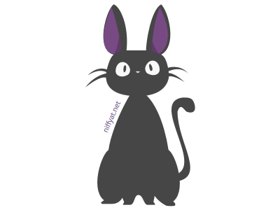 ジジ fan art ghibli icon illustration jiji sketch