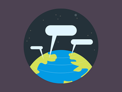 Earth Chat chat earth graphic messaging vector