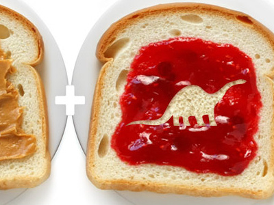PB & J bread bronto butter design email jam jelly peanut photoshop