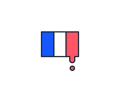 JE SUIS blood flag france icon illustration jesuis jesuischarlie paris peace