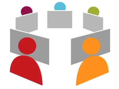 Team flat icon flat icon team